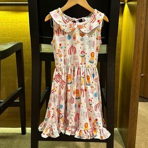 Girlhood circus twirl dress